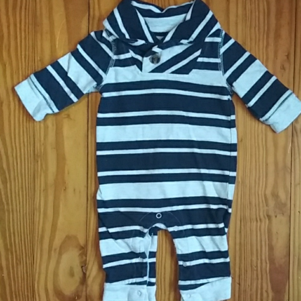 Striped boy one piece